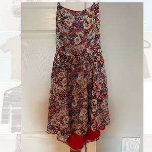 Floral Forever21 Dress, open back